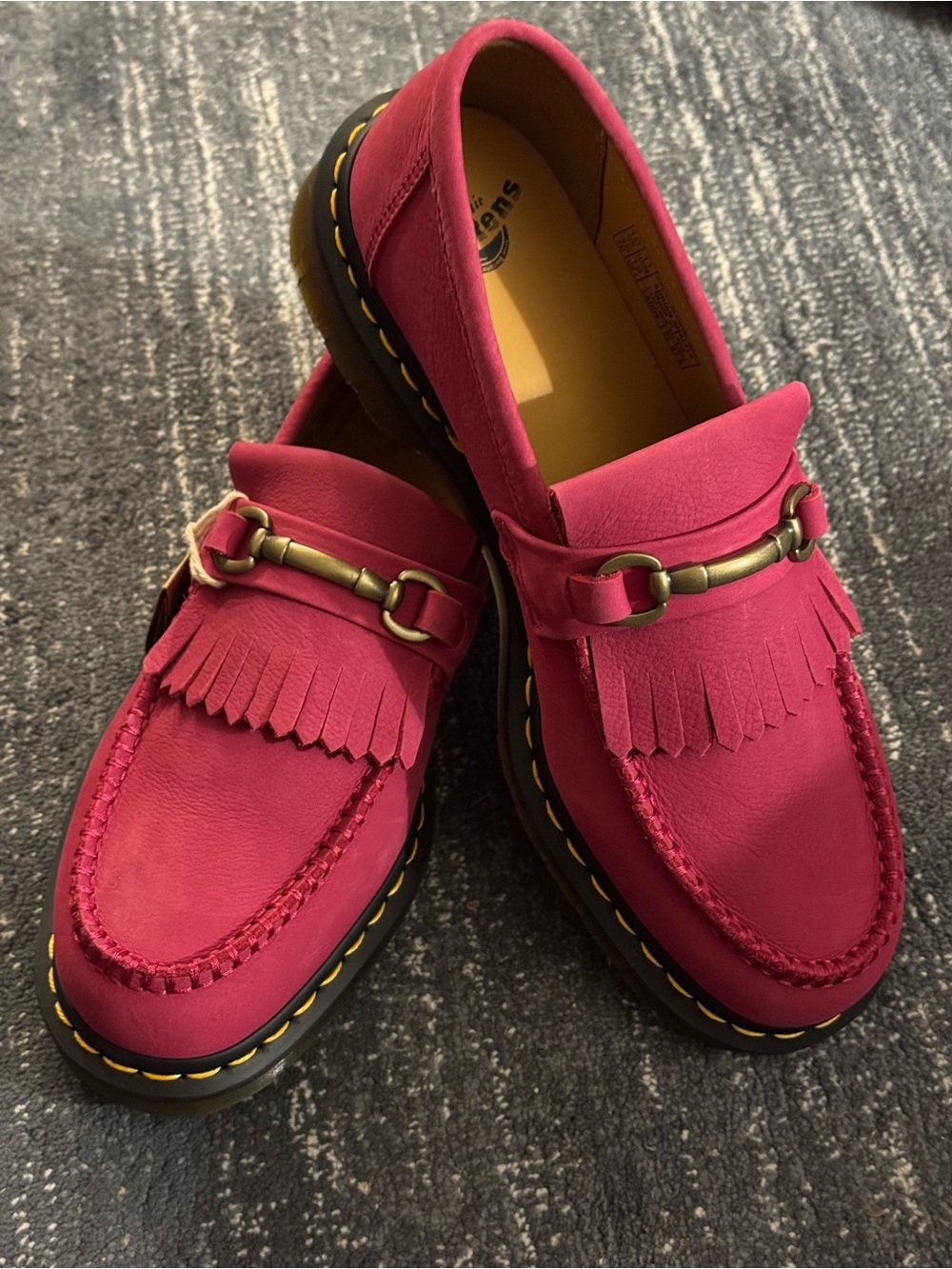 Dr. Martens Adrian Snaffle Milled Nubuck loafers in Pink Size: Men’s 11 / Wmn 12